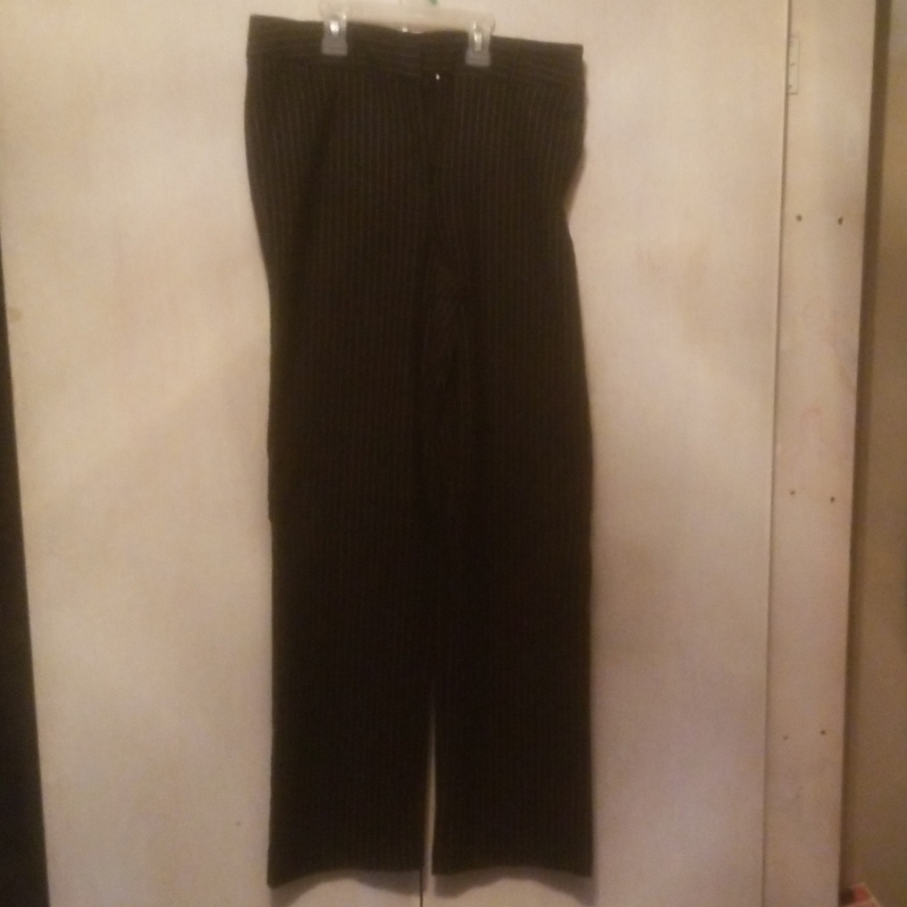 Pinstripe black liz claiborne dress pants